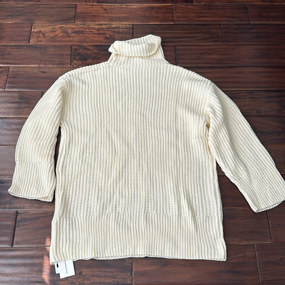Beige sweater dress, oversized, size medium